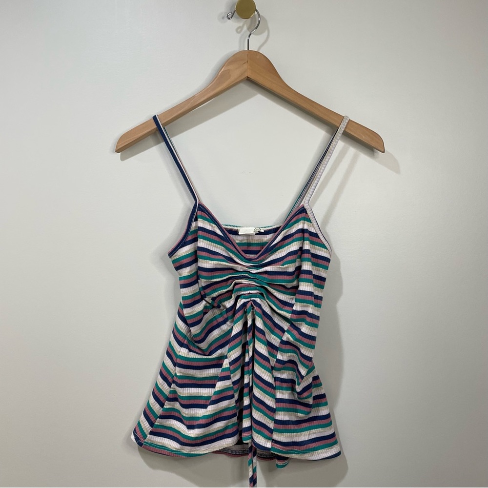 Banana Lemon | Striped Tank Top